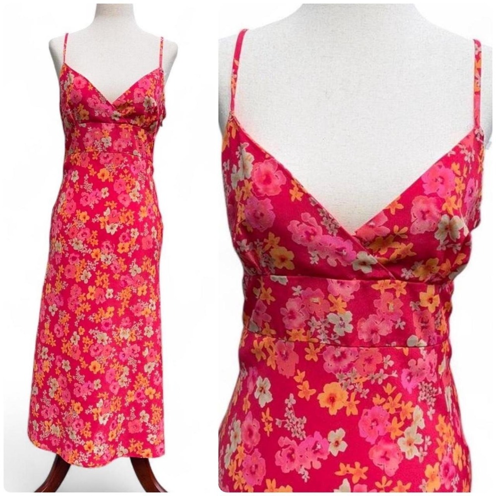 vintage 90s/Y2K Express floral maxi dress